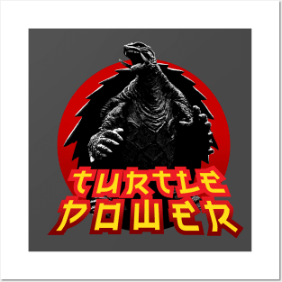 Gamera Turtle Power Posters and Art